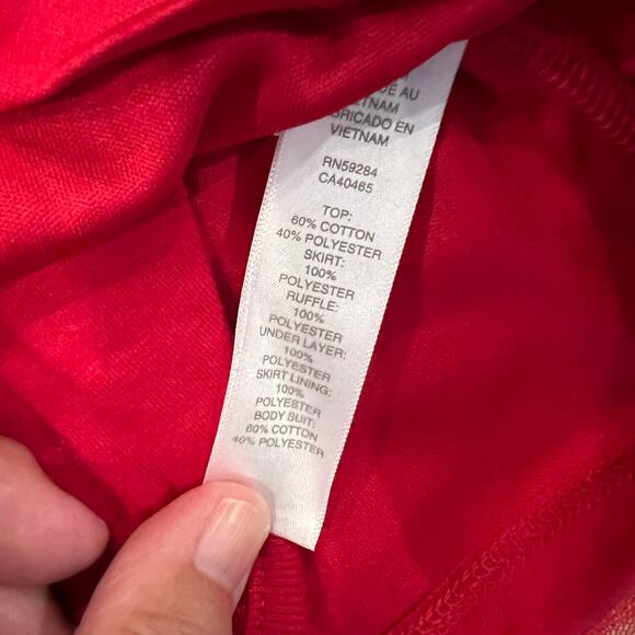 **NWT Children's Place Red W/Glitter "Best Gift Ever" Christmas Tutu Dress -6-9M - Picture 10 of 10